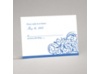 Fanciful Filigree - Blue Response Card and Envelope