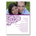 Fanciful Filigree - Purple Invitation