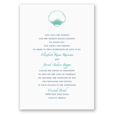Beach Romance - Surf - Invitation