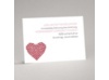 Heart of My Heart - Red Reception Card