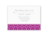 Fun Frame - Purple - Response Card and Envelope