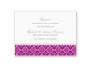 Fun Frame - Purple - Reception Card