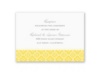 Fun Frame - Yellow - Reception Card