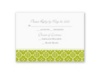 Fun Frame - Green - Response Card and Envelope