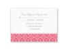 Fun Frame - Pink - Response Card and Envelope