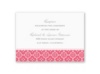Fun Frame - Pink - Reception Card