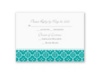 Fun Frame - Teal - Response Card and Envelope