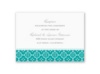 Fun Frame - Teal - Reception Card