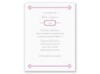 Fun Frame - Purple - Save the Date Card