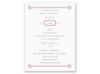 Fun Frame - Purple - Bridal Shower Invitation