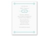 Fun Frame - Teal - Save the Date Card