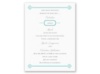 Fun Frame - Teal - Bridal Shower Invitation