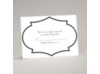 Geometric Glamour - Black Response Card and Envelope