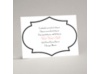 Geometric Glamour - Black Reception Card