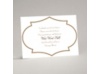 Geometric Glamour - Taupe Reception Card