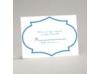 Geometric Glamour - Blue Response Card and Envelope
