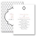 Geometric Glamour - Black Invitation