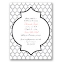 Geometric Glamour - Black Bridal Shower Invitation