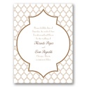 Geometric Glamour - Taupe Save the Date Card