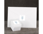 Geometric Glamour - Blue Envelope Seal