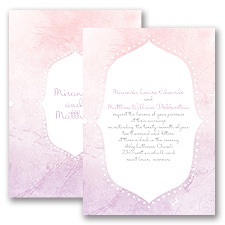 Watercolor Shading - Freesia - Invitation