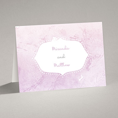 Watercolor Shading - Freesia - Thank You Card and Envelope