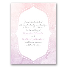 Watercolor Shading - Freesia - Save the Date Card