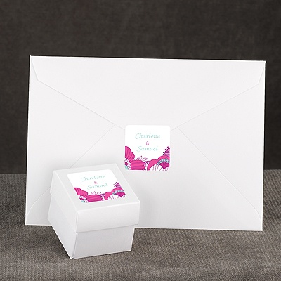 Modern Poppies - Amethyst - Seal