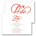 Loving Hearts - Invitation