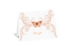 Delicate Butterfly - Orange Thank You Card and Envelope