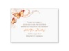 Delicate Butterfly - Orange Reception Card