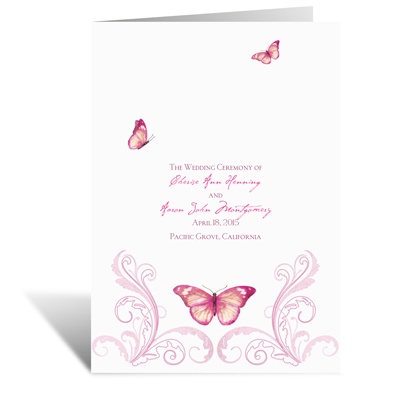Delicate Butterfly - Fuchsia - Program