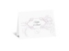 Calligraphy Motifs - Lavender - Thank You Card and Envelope