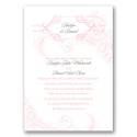 Calligraphy Motifs - Pink - Invitation