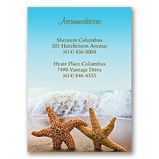 Starfish - Accommodations Card