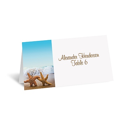 Starfish - Escort Card