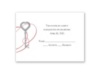 Key to Love - Red - Response Card and Envelope