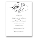 Key to Love - Black - Save the Date Card