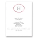 Classic Crest - Red - Bridal Shower Invitation