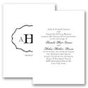 Classic Crest - Black - Invitation