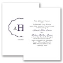 Classic Crest - Purple - Invitation