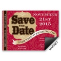Poster Style - Save the Date Magnet