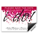Heart Romance - Save the Date Magnet