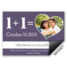 Romantic Equation - Save the Date Magnet