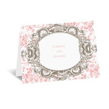 Fancy Frame - Thank You Card and Envelope