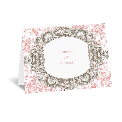 Fancy Frame - Thank You Card and Envelope