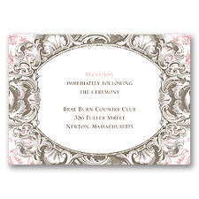 Fancy Frame - Reception Card