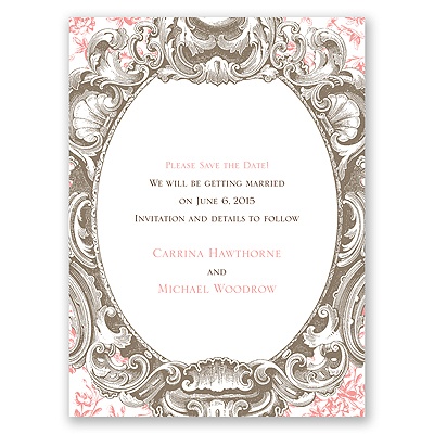 Fancy Frame - Save the Date Card