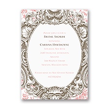 Fancy Frame - Bridal Shower Invitation