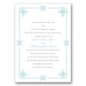 Deco Frame - Aqua - Invitation
